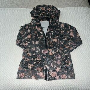 Lululemon Floral Hooded Zip-Up Jacket